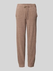 Jogpants mit elastischem Bund von Jake*s Casual Beige - 11