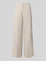 wide fit broek met viscose van MYON Beige - 28