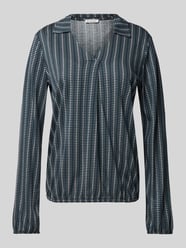 Langarmshirt mit V-Ausschnitt von Tom Tailor Grün - 39