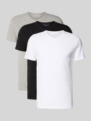 Slim Fit T-Shirt Set aus Baumwoll-Mix im 3er-Pack von Tommy Hilfiger - 26