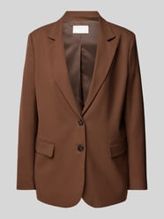 Blazer met reverskraag van Jake*s Collection Bruin - 41