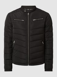 Steppjacke mit Wattierung Modell 'Daytona' von Schott NYC Schwarz - 5