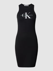 Minikleid mit Label-Print von Calvin Klein Jeans Schwarz - 41