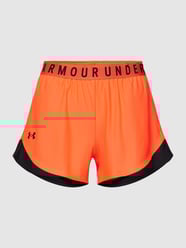 Shorts mit Label-Details Modell 'Play Up' von Under Armour Rot - 27