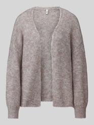 kardigan rozpinany o kroju regular fit z dodatkiem wełny model 'NELLIE' od ONLY - 1
