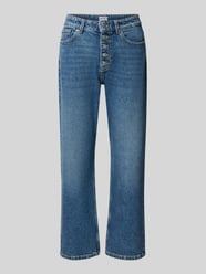 Jeans in verkürzter Passform mit Knopfleiste von Jake*s Casual - 44