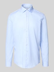 Slim fit zakelijk overhemd met knoopsluiting van SEIDENSTICKER - 19