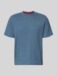 T-shirt o kroju regular fit z mieszanki bawełny model ‘AUSTIN’ od HUGO - 26