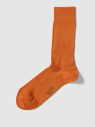 Socken mit Label-Print von Falke Orange - 1