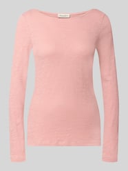 regular fit shirt met lange mouwen van puur katoen van Marc O'Polo Fuchsia - 44