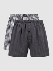 Boxershorts im 2er-Pack von bugatti Schwarz - 25