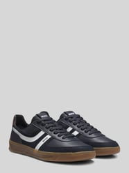 Sneaker Low mit kontrastierenden Streifen von BOSS Orange - 37