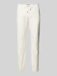 Relaxed Fit Stoffhose aus reiner Baumwolle Modell 'HARLEM' von Tommy Hilfiger Beige - 3