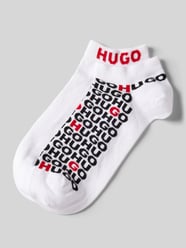 Socken mit Label-Details im 2er-Pack von HUGO Weiß - 18