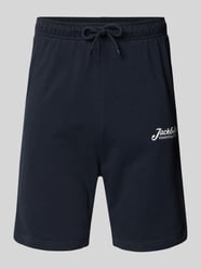 Slim fit sweatpants met labelprint, model 'GORDON' van Jack & Jones - 37