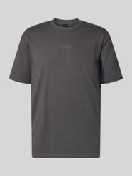 męski t-shirt o kroju regular fit z czystej bawełny model 'TEE 10' od BOSS Green - 12
