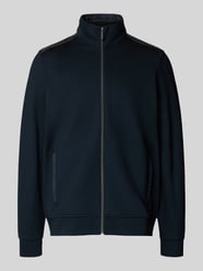 Regular Fit Sweatjacke aus Viskose-Mix mit Stehkragen von bugatti - 10