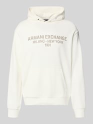 bluza z kapturem z nadrukiem z logo od Armani Exchange - 35