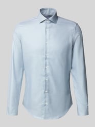 Slim fit zakelijk overhemd met kentkraag van SEIDENSTICKER - 32