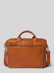 Torba na laptop z mieszanki skóry z uchwytami model ‘HYDE PARK’ od Strellson - 1