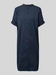Knielanges Hemdblusenkleid mit Stehkragen Modell 'Arleth' von MOS MOSH - 28