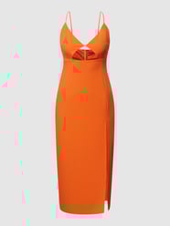 Knielanges Kleid mit Cut Out von HUGO Orange - 48