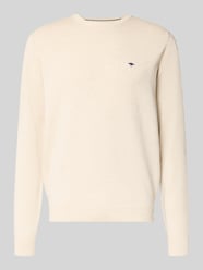 Gebreide pullover met geribde boorden van Fynch-Hatton - 17