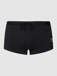 Badehose mit Label-Patch von Karl Lagerfeld Beachwear Schwarz - 28