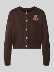 Relaxed Fit Strickpullover mit Stickerei Modell 'TEDDY' von ONLY - 7