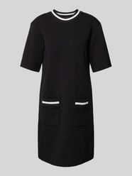 Knielanges T-Shirt-Kleid mit Rundhalsausschnitt von Marc Cain Schwarz - 39