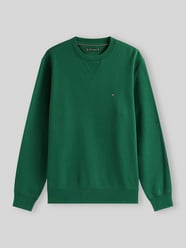 Regular Fit Sweatshirt aus reiner Baumwolle mit Logo-Stitching von Tommy Hilfiger - 40
