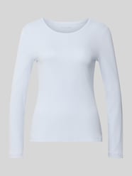 Bluzka z długim rękawem o kroju slim fit z czystej bawełny od Christian Berg Woman - 14