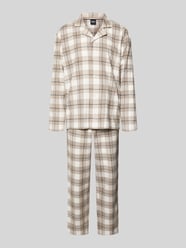 Regular fit pyjama van katoenmix, model 'HOLIDAY' van BOSS - 40