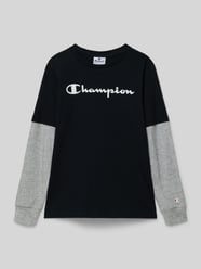 Shirt met lange mouwen en labelprints van CHAMPION - 22