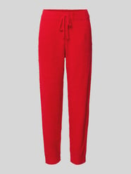 Stoffhose aus Teddyfell von Jake*s Casual Rot - 44