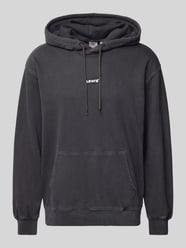 Relaxed Fit Hoodie mit Label-Stitching Modell 'BABY TAB' von Levi's® Schwarz - 15