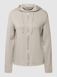 Sweatjack met labeldetail, model 'Raizaa' van Armedangels Grijs - 18