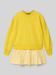 Sukienka t-shirtowa z czystej bawełny od Polo Ralph Lauren Teens - 44