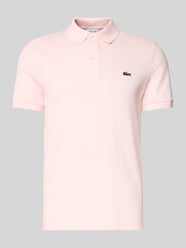 Slim Fit Poloshirt aus reiner Baumwolle von Lacoste Pink - 4