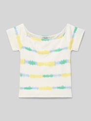 T-Shirt mit U-Boot-Ausschnitt von Garcia - 11
