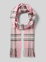 Sjaal met rafels van Fraas Fuchsia - 24