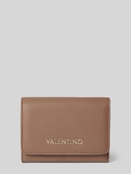 Portemonnee met labeldetail, model 'BRIXTON' van VALENTINO BAGS Bruin - 3