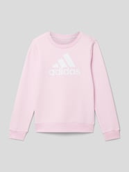 Sweatshirt met labelprint van ADIDAS SPORTSWEAR Roze - 15