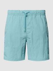 Badehose mit Label-Patch von Shiwi Blau - 36