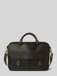 Laptoptasche aus gewachster Baumwolle von Barbour Grün - 1