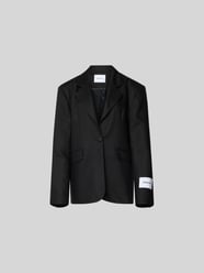 Relaxed Fit Blazer mit Logo-Patch von black palms - 2
