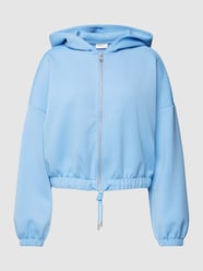 Sweatjack met capuchon, model 'SCARLETT' van Only Blauw - 32
