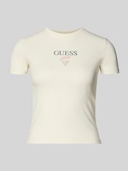 T-shirt met logo en ronde hals van GUESS Jeans - 38