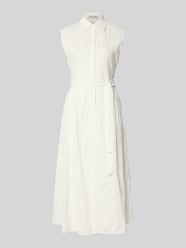 Maxikleid mit Bindegürtel Modell 'CATA' von MANGO - 32