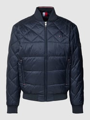 Bomberjacke mit Label-Detail von Tommy Hilfiger Blau - 26